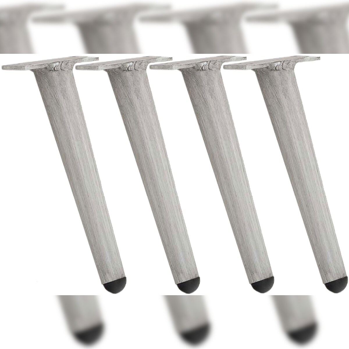 CLP 4er Set Möbelfüße 21 cm hellgrau Image