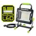 POWERSMITH PWLS150H 15000 Portable LED Work Light with Two Brightness Modes Metal Housing and Stand 10 ft. Power Cord Impact Resistant Lens and 5 Year Warranty