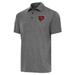 Men's Antigua Heather Black Chicago Bears Par Polo