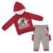 Infant Colosseum Crimson/Gray Oklahoma Sooners Dino Pullover Hoodie and Pants Set