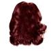 Sehao 17.7 Inch Middle Part Wavy Wig Long Wavy Middle Part Ladies Wig Synthetic Curly Wavy Wig Natural Wavy Hot Wig Suitable For Daily Gatherings Wigs for Women