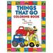 Pre-Owned Things That Go Coloring Book with The Learning Bugs: Fun Children s Coloring Book for Toddlers & Kids Ages 3-8 with 50 Pages to Color & Learn About Cars Trucks Tractors Trains Paperback