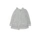 Decree Cardigan Sweater: Gray Tops - Kids Girl's Size Medium