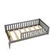 Red Barrel Studio® Full Platform Bed Wood in Brown | 17.5 H x 41.8 W x 84.5 D in | Wayfair FFC77C347FC946199679B10A6B7C65A3