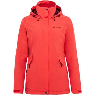 VAUDE Damen Rosemoor 3in1 Jacket, Größe 40 in Rot