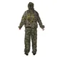 Ensemble de vêtements de chasse manteau de feuilles 3D pantalon de Camouflage montre d'extérieur