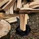 Fendeuse manuelle en acier au carbone coupe-bois portable outils de fendage du bois hache durable