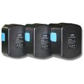 3x Ni-MH Batterie 2100mAh (14.4 v) compatibile con Apparecchi Hitachi C-2, cj 14DL, d V14DCL, dh