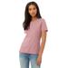 Bella + Canvas 6416 Women's Relaxed Jersey Short-Sleeve T-Shirt in Orchid size Small | Triblend 6413, 6400CVC, 6400, BC6413, BC6400CVC, B6400, BC6400