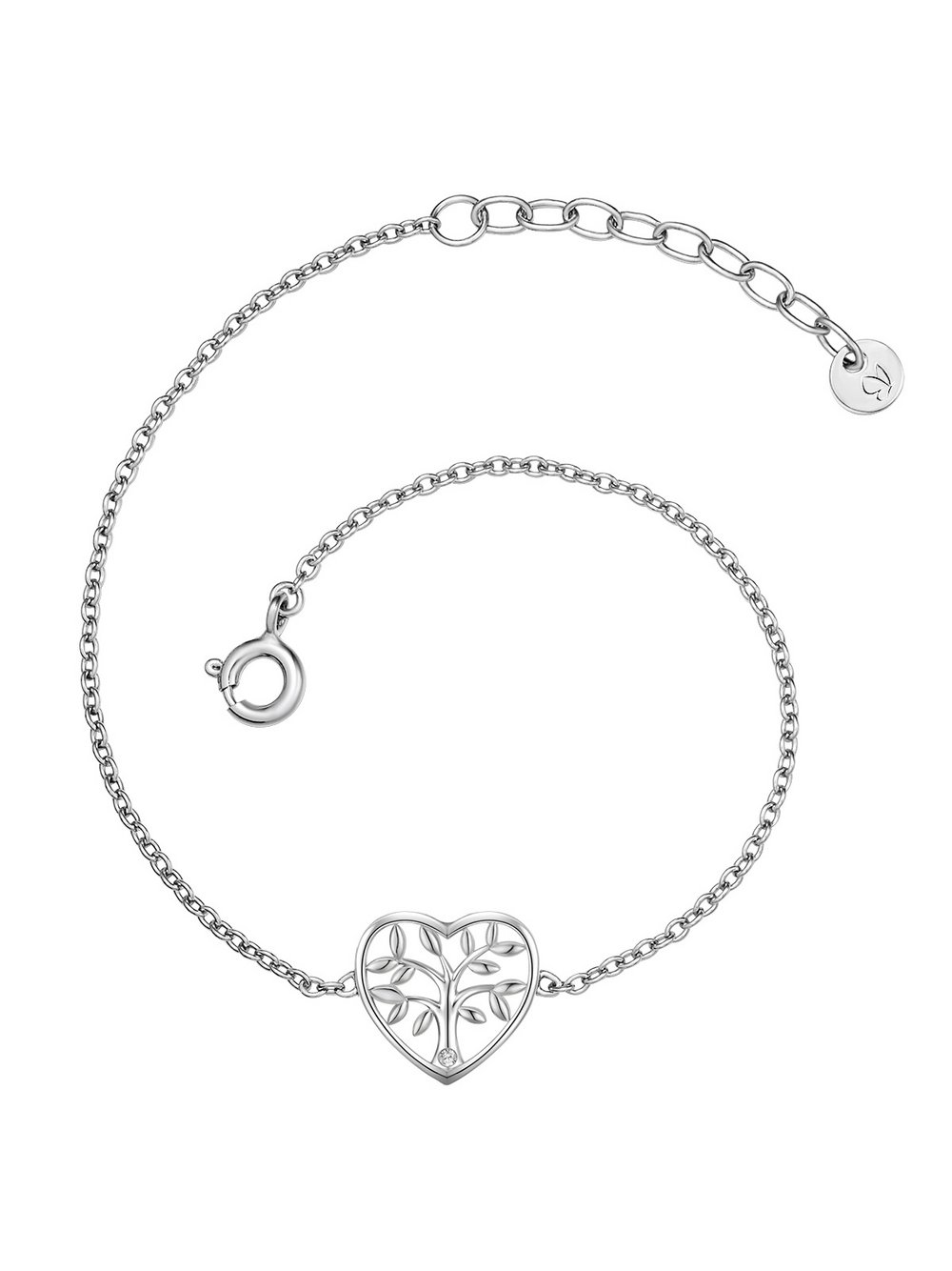 Glanzstücke München Silberarmband Damen silber, ONE SIZE