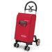 Folding Shopping Cart Utility Hand Truck with Rolling Swivel Wheels - 16.5"x 19.5" x 41"