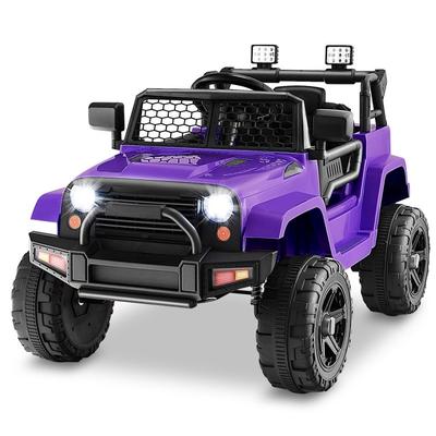 12V Ride On Kids Truck Remote Control Headlights and Fun Adventures - 39