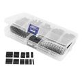 620Pcs 2.54mm Pitch JST SM 1 2 3 4 5 6 Pin Housing Connector Male Female Crimp Pins Adaptor Assortment Kit