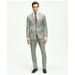 Brooks Brothers Men's Classic Fit Wool Sharkskin 1818 Suit | Light Grey | Size 43 Regular