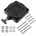 2207003 Low-Profile Swivel Mounting Base Compatible with Cannon Downrigger Black Composite