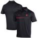 Men's Under Armour Black Maryland Terrapins Tee To Green Stripe Polo
