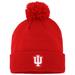 Men's adidas Crimson Indiana Hoosiers 2023 Sideline COLD.RDY Cuffed Knit Hat with Pom