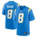 Men's Nike Brett Maher Powder Blue Los Angeles Chargers Team Game Jersey