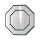 Birdie Medium Octagon Wall Mirror - Silver