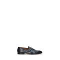 DOUCAL'S Fibbiata uomo blu in pelle