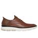 Skechers Men's Slip-ins Mark Nason: Casual Glide Cell Shoes | Size 10.0 | Cognac | Leather/Synthetic/Textile