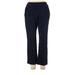 Croft & Barrow Casual Pants - Low Rise: Blue Bottoms - Women's Size Large Plus