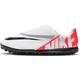 Nike Jr. Mercurial Vapor 15 Club Sneaker, Bright Crimson/White-Black, 27.5 EU