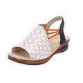 ara Damen Hawaii Sandale, Multi-BUNT,Indigo, 41 EU