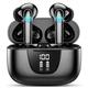 Vtkp Bluetooth Kopfhörer, In Ear Kopfhörer Bluetooth 5.3 Kopfhörer Kabellos 2 Mikrofon, 2023 HiFi Stereo Kabellose Kopfhörer LED Leistungsanzeige USB C wasserdichte……