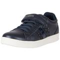 Geox J Djrock Girl E Sneaker, Navy, 3 UK