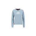 Alpha Industries New Basic Sweater Wmn Sweatshirt für Damen Greyblue