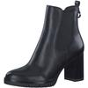 Chelseaboots TAMARIS, Damen, Gr. 36, schwarz, Lederimitat, Elastischer Einsatz, unifarben, elegant, Schuhe, mit beidseitigen Stretcheinsatz