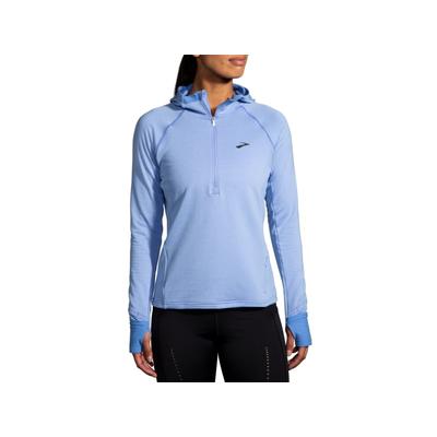 Brooks Notch Thermal Hoodie 2.0 - Womens Htr Blue ...