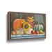 August Grove® Harvest Bench by Beth Grove - Wrapped Canvas Painting Print Canvas in Gray | 16" H x 24" W x 2" D | Wayfair