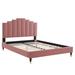 Modway Elise Upholstered Bed Upholstered in Pink | 57.5 H x 78.5 W x 78.5 D in | Wayfair 889654949176