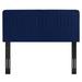 Modway Milenna Headboard Upholstered/Polyester in Blue/Brown | 54 H x 64 W x 64 D in | Wayfair 889654992066