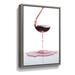 Latitude Run® Red Wine Graphic Art on Canvas Metal in Red/White | 48" H x 32" W x 2" D | Wayfair 04F162AF1B0F4F129B86E8A98D9E4C9A