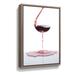 Latitude Run® Red Wine Graphic Art on Canvas in Red/White | 12" H x 8" W x 2" D | Wayfair E32F031860144D73AD1EB82B0A6511F2