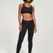 Women's Victoria's Secret VS Cotton Yoga Mid-Rise Foldover Leggings