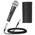 Microphone de chant professionnel en métal pour femmes et hommes avec câble audio filaire pour