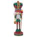 Kurt Adler 16-Inch Hollywood Mardi Gras King Nutcracker - Multicolored