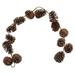 Natural Pine Cone Garland - Brown - 4 feet long