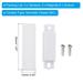 Magnetic Reed Switch, 3 Sets NC Magnetic Contact Switch Sensor for Door, White