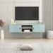 Floating TV Stand Wall Mounted TV Shelf with Large Storage, Media Console Entertainment Center for Home Living Room
