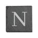 Personalized Letter Square Slate Coaster - 1 piece