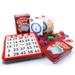 GSE™ Complete Bingo Game Set with 50 Bingo Cards, 500 Bingo Chips & Deck of Calling Cards - Bingo Set