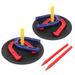 GSE™ Rubber Horseshoe Game Set for Kids & Adults. Horseshoe Throwing Game for Indoor and Outdoor Playing - Rubber Horseshoe Set