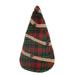 Stuffed Green & Red Plaid Christmas Tree