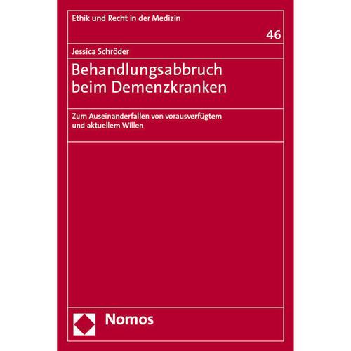 Behandlungsabbruch Beim Demenzkranken - Jessica Schröder, Kartoniert (TB)