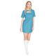 TRENDYOL Damen Trendyol Woman Mini Shift Neckerchief Collar Woven Dress Kleid, Blaugrün, 36 EU